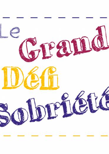 Le grand défi sobriété