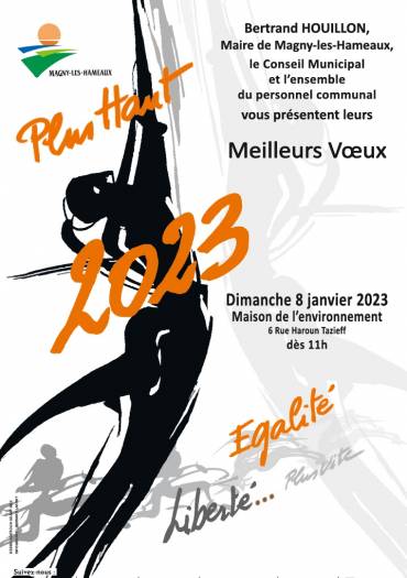 AFFICHE DE LA CÉRÉMONIE DES VOEUX 2023
