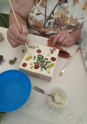 Création artistique naturelle