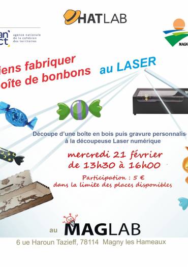 Flyer Boîtes à bonbons au laser