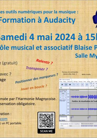 Affiche Formation Audacity