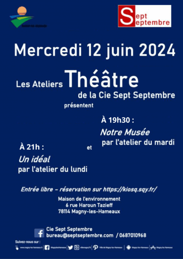 Affiche spectacle Sept Septembre 2024