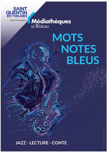 Mots et notes bleus