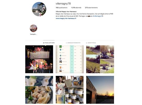 Page Instagram officielle de Magny-les-Hameaux
