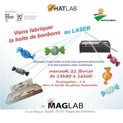 Flyer Boîtes à bonbons au laser