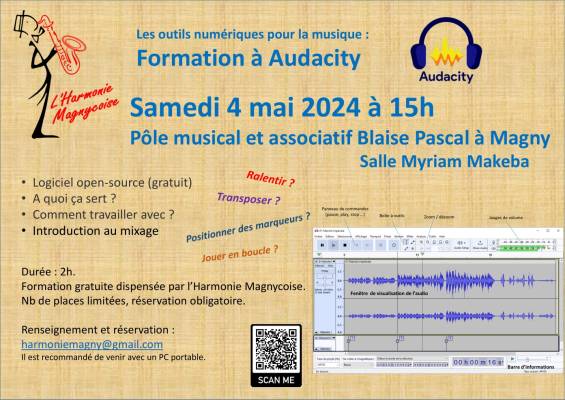 Affiche Formation Audacity