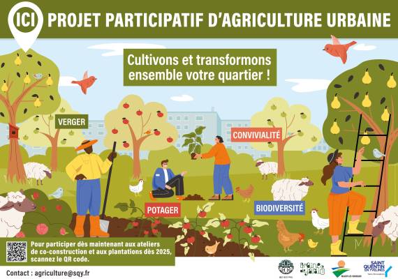 Projet d’agriculture urbaine au Buisson