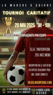 Tournoi caritatif football 