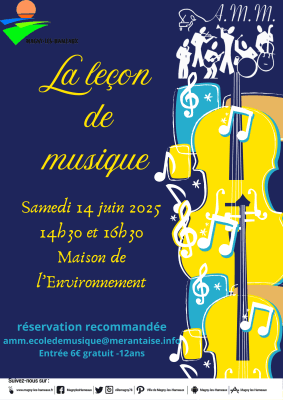 La leçon de musique. Quel musicien allons nous découvrir ? qui seront les interprètes ?