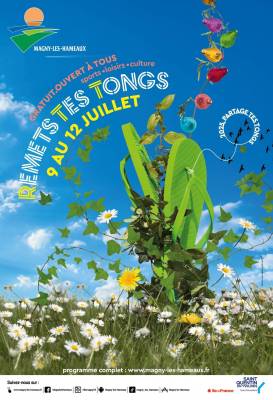 Affiche Remets tes Tongs 2025