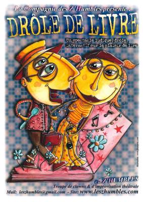 AFFICHE DROLE DE LIVRE