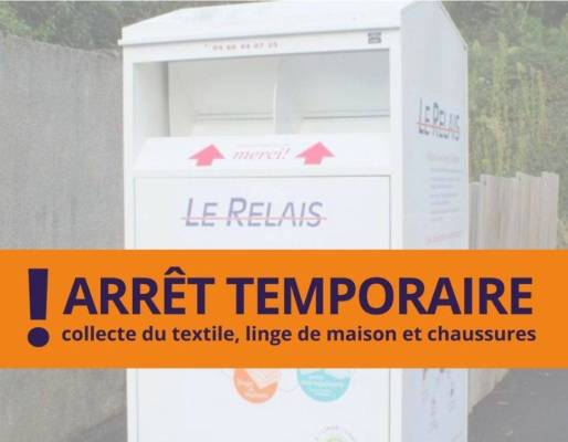 Arrêt temporaire Le Relais