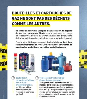 Ces bouteilles représentent un danger réel