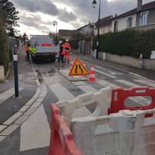 Matérialisation du passage réservé aux cycles