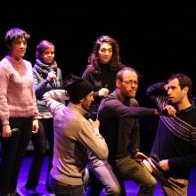 Répétitions du groupe de jazz vocal Voice Messengers