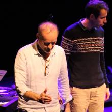 Répétitions du groupe de jazz vocal Voice Messengers