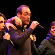 Répétitions du groupe de jazz vocal Voice Messengers