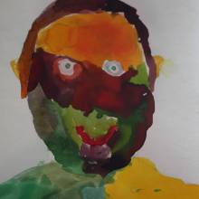 Installation de l'exposition "Les murs murmurent les mots"