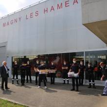 Le restaurant Au vieux Cressely livre le Centre de secours et d'incendie de Magny-les-Hameaux