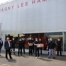 Le restaurant Au vieux Cressely livre le Centre de secours et d'incendie de Magny-les-Hameaux