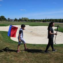 Evadez-vous cet été • Les jeunes de Cap Ados s'initie au golf ! 