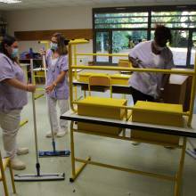 Nettoyage de printemps (voire même d'été !!) dans les écoles