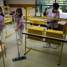 Nettoyage de printemps (voire même d'été !!) dans les écoles