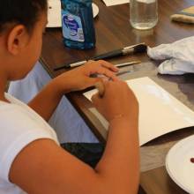 Aquarelle et modelage