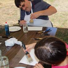 Aquarelle et modelage