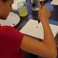 Aquarelle et modelage