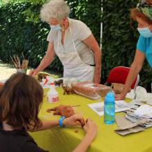 Aquarelle et modelage