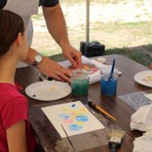 Aquarelle et modelage