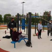 Découverte des nouvelles installations sportives de la Plaine de Chevincourt