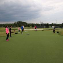 Reprise très intense pour les adhérentes au cours de fitness du mercredi soir !