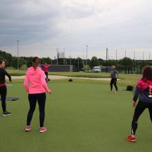Reprise très intense pour les adhérentes au cours de fitness du mercredi soir !
