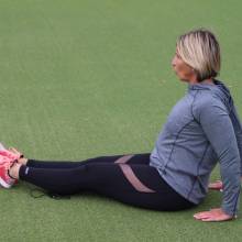 Reprise très intense pour les adhérentes au cours de fitness du mercredi soir !