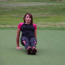Reprise très intense pour les adhérentes au cours de fitness du mercredi soir !