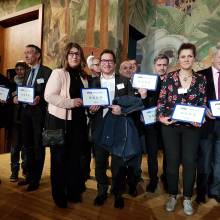 8 février 2018 : Remise du Label ville internet 4@, mention "numérique éducatif"