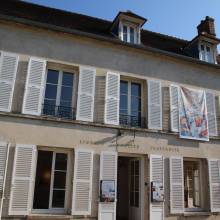 Installation de l'exposition Aqua Aquabon Aquarelle