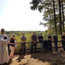 Inauguration de la Croix du Bois