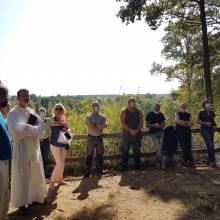 Inauguration de la Croix du Bois