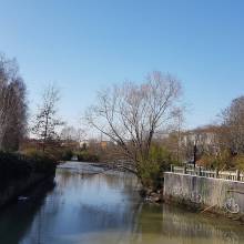 Magny-les-Hameaux sous un léger manteau blanc
