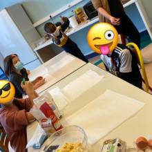 Les enfants de l’accueil élémentaire Pierre Chêne