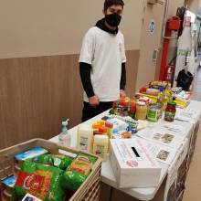 Collecte alimentaire de La main tendue