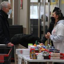 Collecte alimentaire de La main tendue
