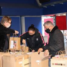 Distribution à domicile des colis gourmands des + 80 ans