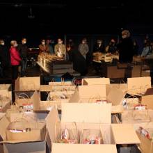 Distribution à domicile des colis gourmands des + 80 ans