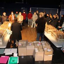 Distribution à domicile des colis gourmands des + 80 ans