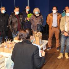 Distribution à domicile des colis gourmands des + 80 ans