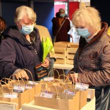 Distribution à domicile des colis gourmands des + 80 ans